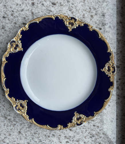 Meissen porzellan teller rund - porzellan,