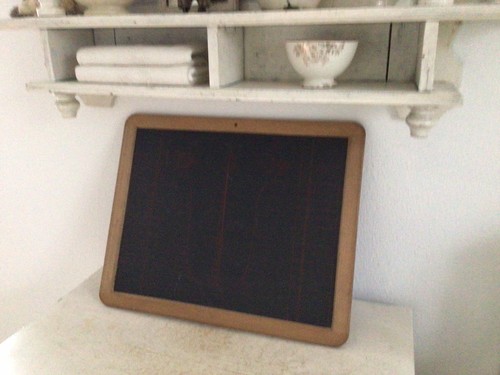 Alte schiefertafel tafel - alte,