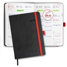 Buchkalender Terminplaner 2026 A5 Kalender Taschenkalender Terminkalender Planer