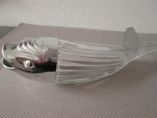 Nuss Wal Erdnussspender Nussspender Kanne Nusskanne Glas silberner Kopf  TOP