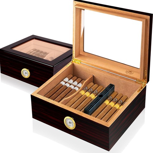 Zigarren humidor holz glas - humidor,