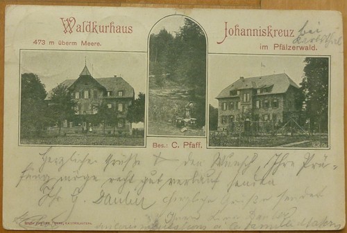 Waldkurhaus johanniskreuz - ak,