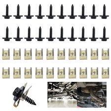 40X Für BMW U Mutter Sechskant Schrauben Radlauf Unterfahrschutz Unterboden Clip