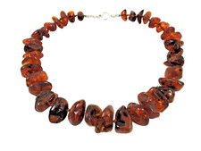 Bernstein Kette Barock Collier