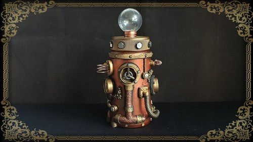 Steampunk große flasche - steampunk,