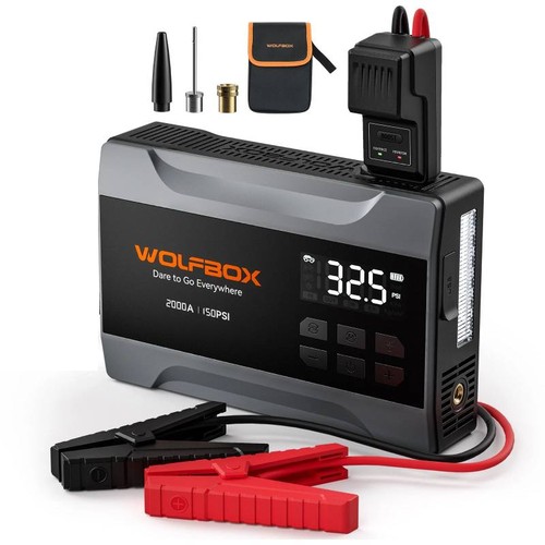 Wolfbox led 2000a tragbarer - led,