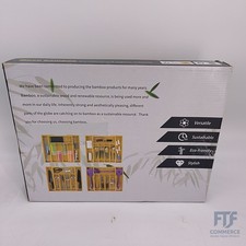 Bambus Besteckkasten ausziehbar 5/7 Fächer Organizer Schublade Küche