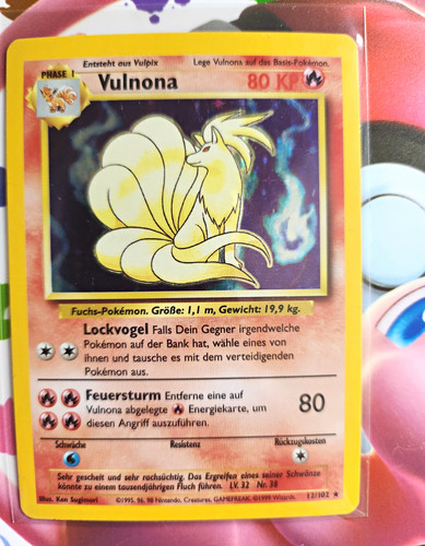 Pokémon tcg vulnona 102 - pokémon,