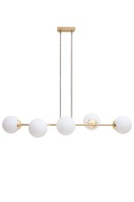 Hängelampe Glas blendarm in