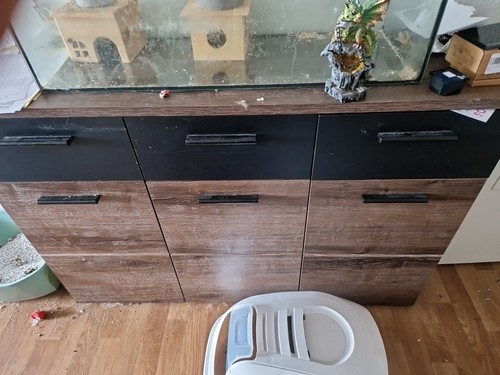 Weiß lackierte kommode - weiß-lackierte, 120x50