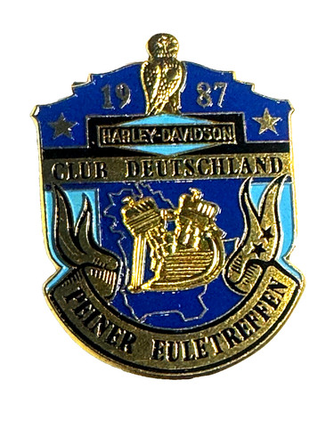 Brosche button harley - button,