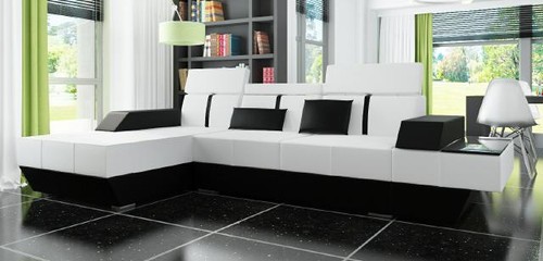 Ledersofa mit usb sofa - ledersofa, ecksofa