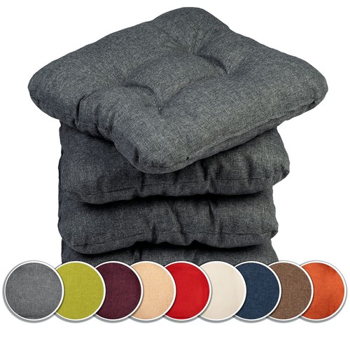 4er set stuhlkissen 45x45cm - 4er,