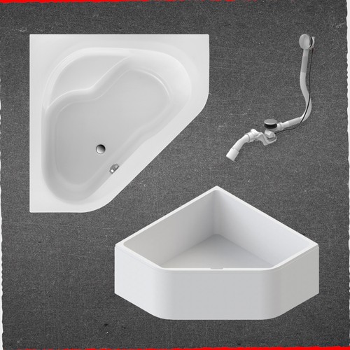 Eckbadewanne garda badewanne - eckbadewanne,