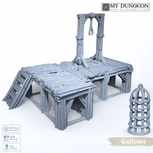 Gallow and cage galgen käfig - cage,
