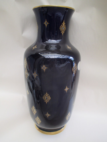 Vase kobaltblau volkstedt - vase, kobaltblau,