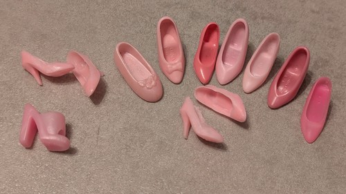 Barbie schuhe einzeln rosa - schuhe,