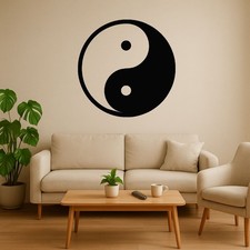 Yin und Yang Wandtattoo Jing
