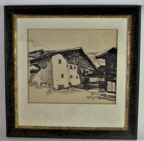 Aquarell tusche tiroler - -,