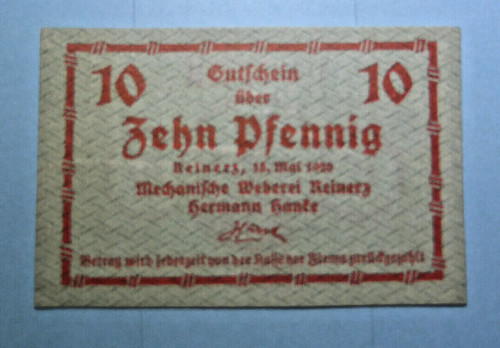16615 notgeld reinerz - -,