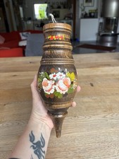 Wanddekoration Landhaus Bauernmalerei Deko Vintage Holz Handarbeit