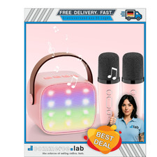 Karaoke Maschine mit 2 Karaoke Mikrofonen Geschenk Mädchen: [Premiumversion] ...