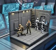 Space Station Corridor Diorama