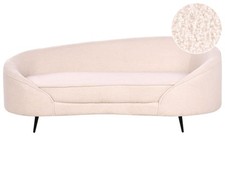 3er Sofa Bouclé hell beige