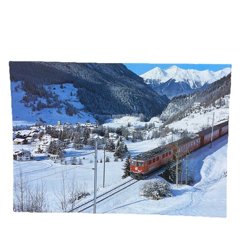 Postkarte eisenbahn zug - postkarte, ge