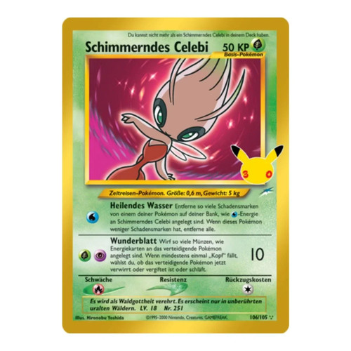 Pokemon schimmerndes celebi - pokemon,
