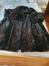 Schwarz Braune Nerz Kurz Jacke