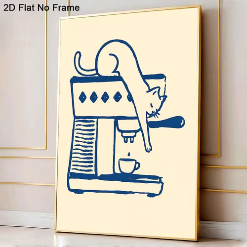 Leinwanddruck kaffeemaschine - leinwanddruck,