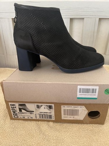 Women camper boots black - boots, suede