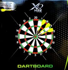 XQ Max  Dartscheibe & 6 Dartpfeile Profi Dartboard Wurfspiel Dart Scheibe Board 