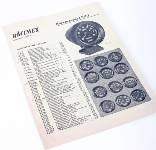 Original racimex kurzprospekt - original,