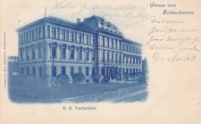 Gruß aus Schluckenau - Šluknov - Děčín - Böhmen u. Mähren - K.K. Fachschule