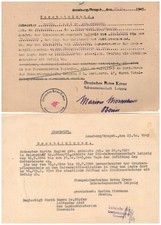 2 Dokumente Rotes Kreuz Schwester Annaberg 1945 (61)