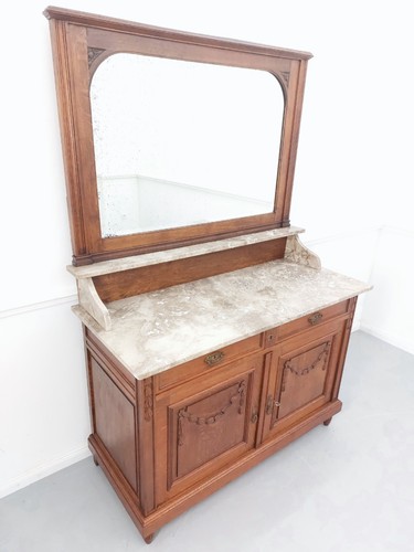 Spiegelkommode antik eiche - spiegelkommode,