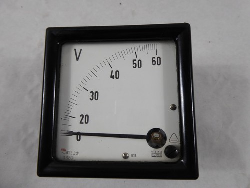 Altes bakelit voltmeter v - bakelit,