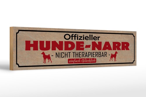 Holzschild spruch 46x10 - spruch, cm