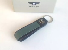 Original Bentley Leder Grün Schlüsselanhänger Keyring green BL2183