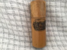 Mauchline 2 Transfers Ware Häkelnadel Behälter. SEVENOAKS. 11x3,5 cm.