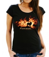 Damen T-Shirt POMERANIAN FEUER