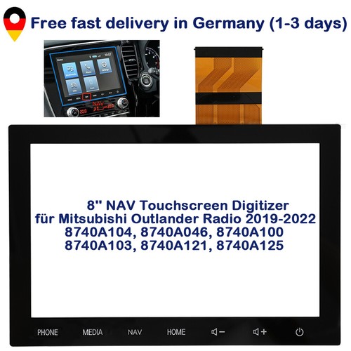 Nav touchscreen digitizer - 8'',