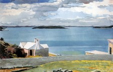 Winslow Homer - Island Water Bermuda - 24' CANVAS
