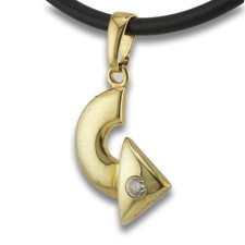 Funkelnder Pfeil Gold Anhänger 333 8 Kt Gelbgold Goldanhänger Damen Wert 190,-