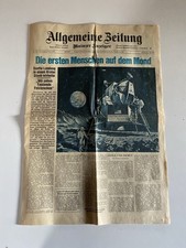 Originalausgabe Mainzer AZ Mondlandung Von 1969