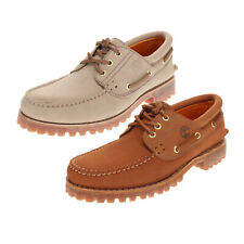 Timberland Authentics 3 Eye Classic Lug Boot Segel Herren Schnürschuhe Mokkassin