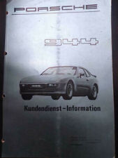 Porsche 944 Kundendienst Information WKD 450 160  7 1981