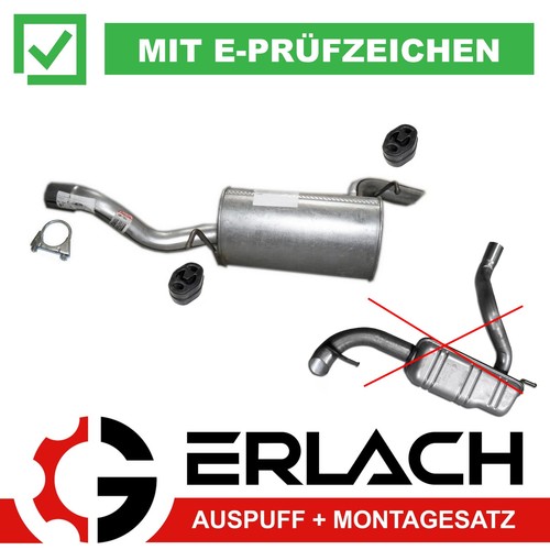 Endschalldämpfer für